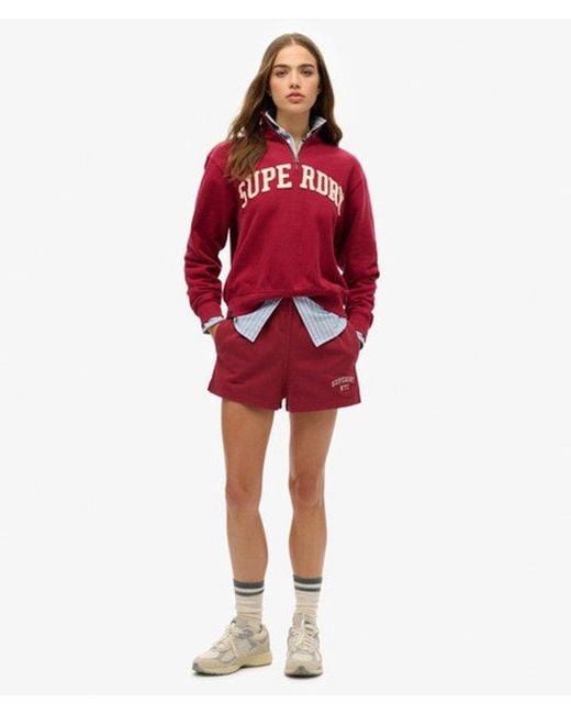 Superdry Red & Co Athletic Essentials Graphic Shorts