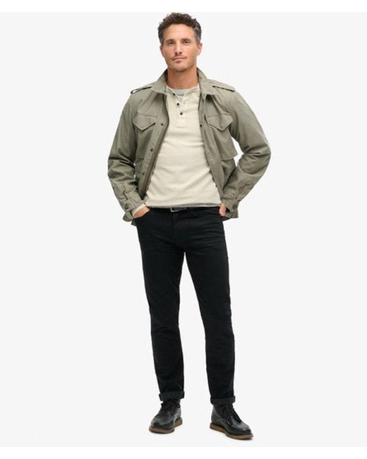 Superdry The Merchant Store - Field Jas in het Gray voor heren