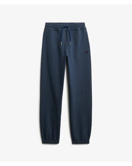 Superdry Blue Oversized Joggers for men