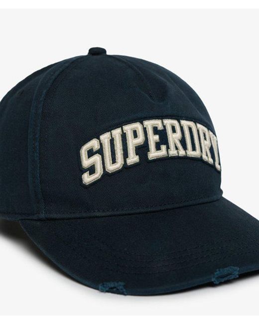 Superdry Blue & Co Varsity Logo Trucker Cap
