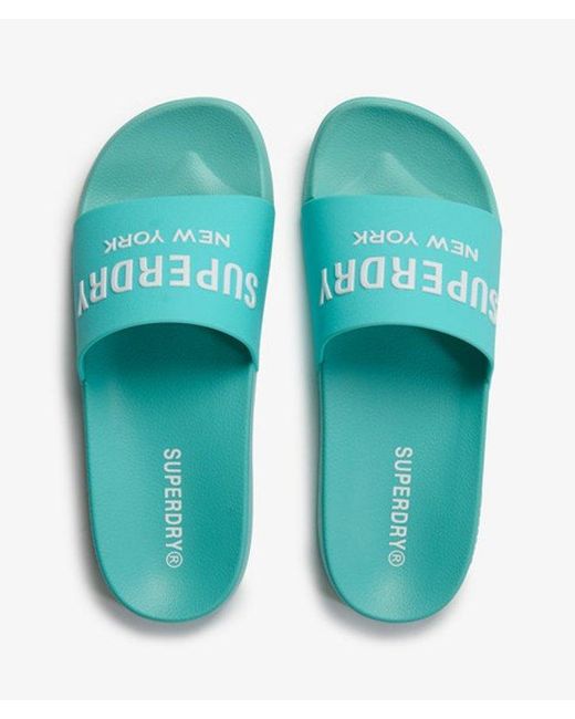 Superdry Blue & Co Core Ombre Pool Sliders