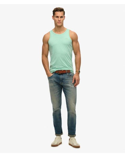Superdry Green & Co Essential Logo Vest Top for men