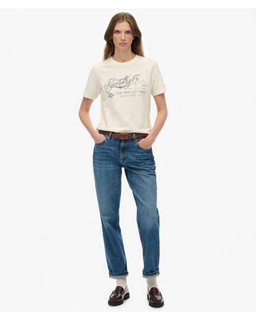 Superdry Natural & Co Industry Workwear Relaxed T-shirt