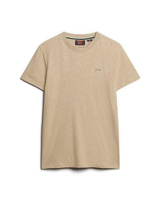 Superdry Natural Organic Cotton Essential Small Logo T-shirt for men