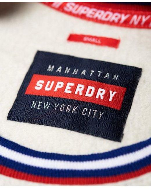 Superdry Blue Sd Game Day Sweatshirt Legacy Marl