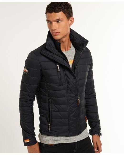 Superdry Black Fuji Triple Zip Jacket for men