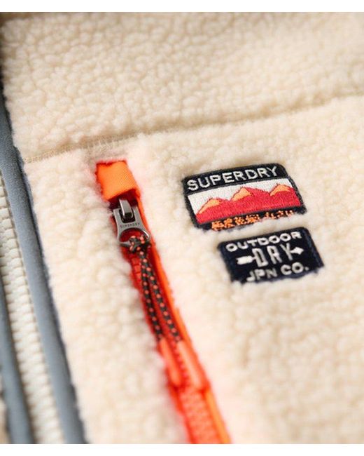 Superdry Blue & Co Slim Fit Outdoor Fleece Gilet