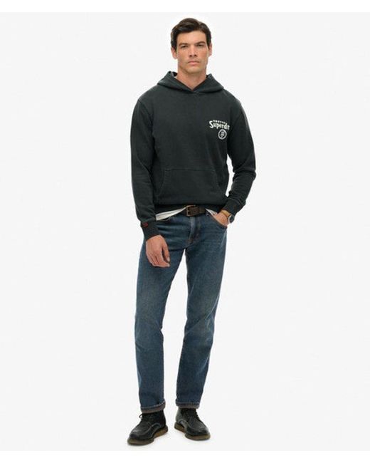 Superdry Gray & Co Tokyo Narrative Loose Hoodie for men