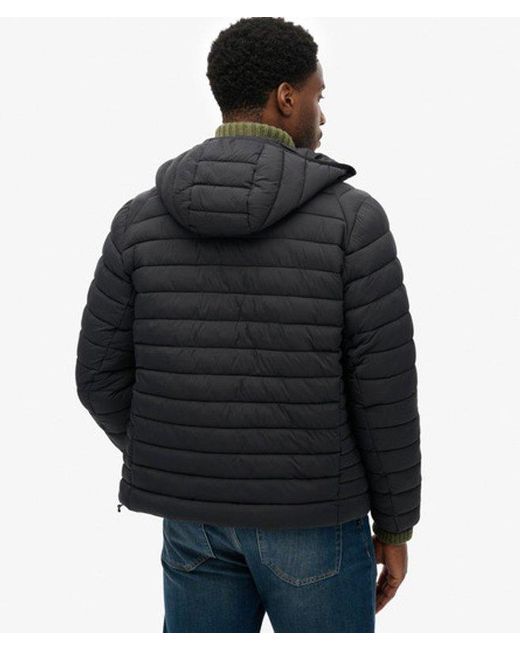 Superdry Black & Co Hooded Fuji Lite Jacket for men