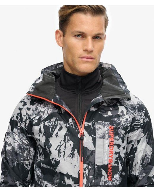 Superdry Black & Co Ski Freestyle Core Jacket for men