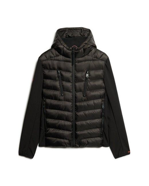 Superdry Storm Softshell Jas Met Capuchon in het Black voor heren