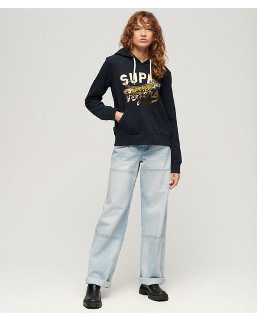 Superdry Blue & Co Reworked Classics Graphic Hoodie