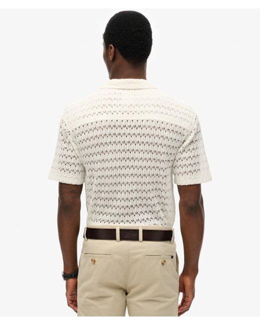 Superdry Natural & Co Knitted Texture Shirt for men