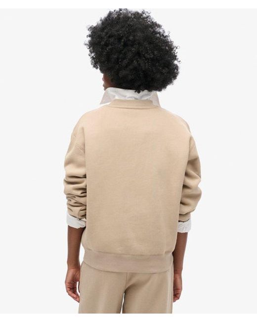 Superdry Natural Essential Logo Sweatshirt
