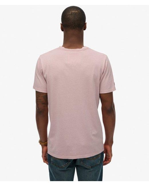 Superdry Red & Co Athletic Embossed Relaxed T-shirt for men
