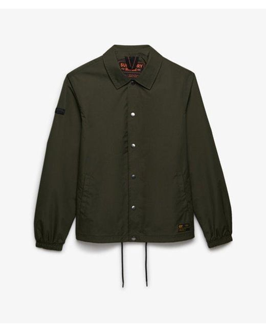 Superdry Surplus Otto Coach Jacket in het Green voor heren