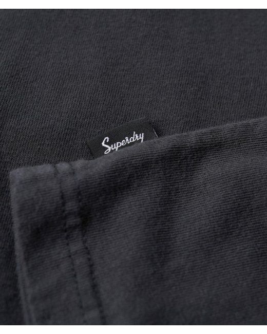 Superdry Black & Co Biker Rock Graphic Crew Neck Loose Tee for men
