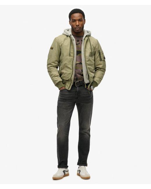 Superdry Green Military Ma1 Bomber Jacket for men