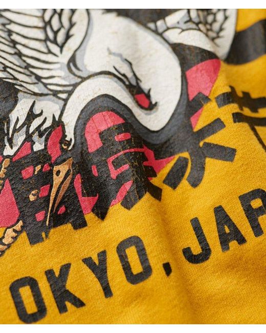 Superdry Metallic & Co Tokyo Graphic T Shirt for men