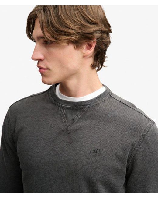 Superdry Gray & Co Classic Heavy Textured Top for men