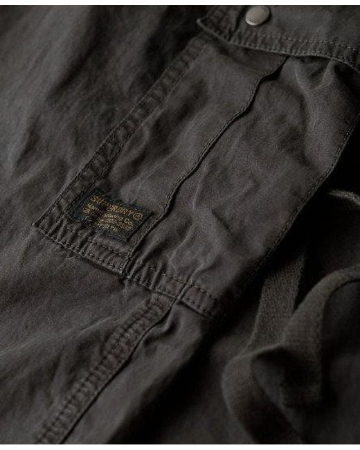 Pantalon utility taille basse Superdry en coloris Gray