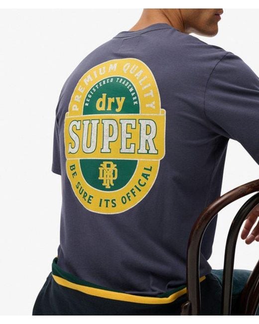 Superdry Blue & Co Tap Room Oversized T-shirt for men