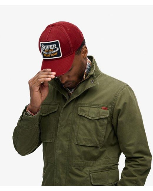 Casquette camionneur à logo graphique Superdry en coloris Red