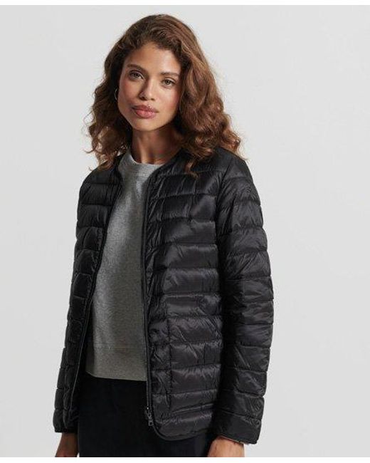 Superdry Black 3-In-1 Fishtail Parka Coat