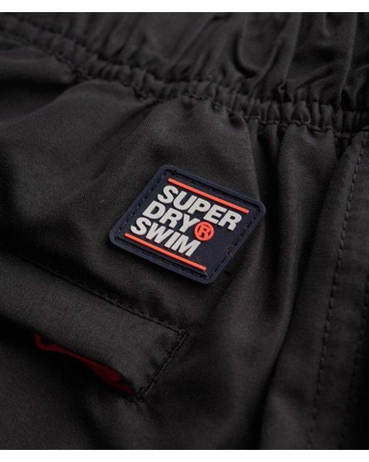 Homme Short De Bain Classique Taille Superdry pour homme en coloris White