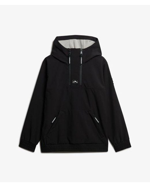 Superdry Black & Co Freestyle Softshell Ski Hoodie
