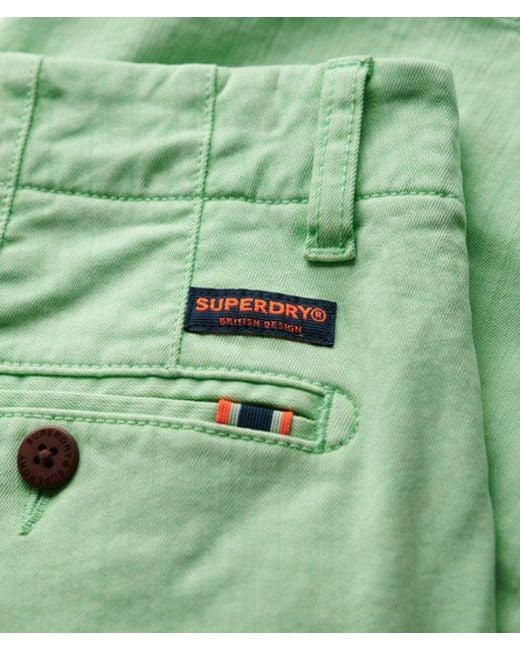 Superdry Green & Co Vintage International Chino Shorts for men