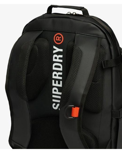Superdry Black & Co Utility Tarp Backpack
