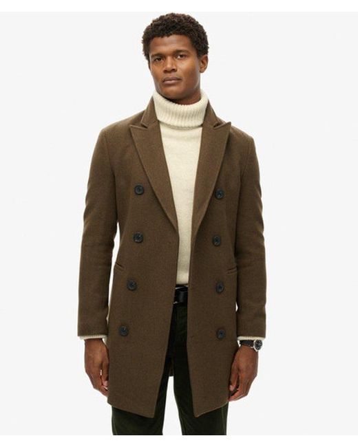 Superdry Brown & Co The Merchant Store - Town Coat for men