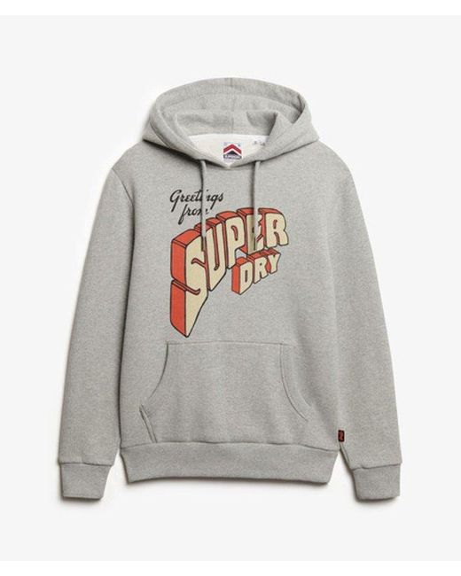 Superdry Gray & Co North Cali Hoodie for men