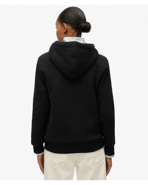 Superdry Black & Co Borg Lined Zip Hoodie