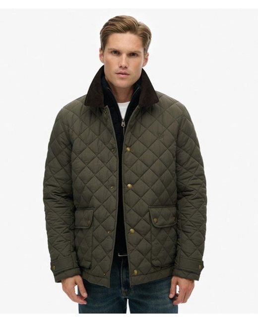 Homme Veste Coach Matelassée Estate Taille Superdry pour homme en coloris Green
