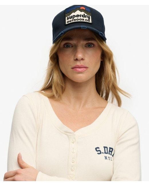 Superdry Blue & Co Graphic Trucker Cap