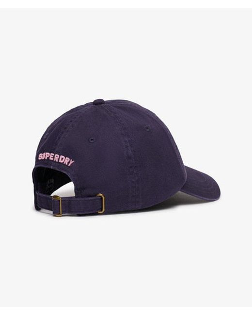 Superdry Blue & Co Sd Embroidered Baseball Cap