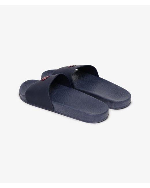 Superdry Blue & Co . Pool Sliders for men