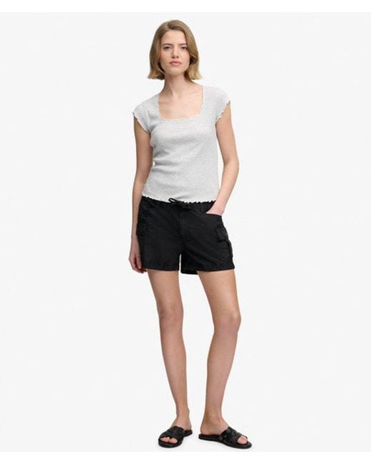 Superdry Cargo Short Slanke Pasvorm in het Black