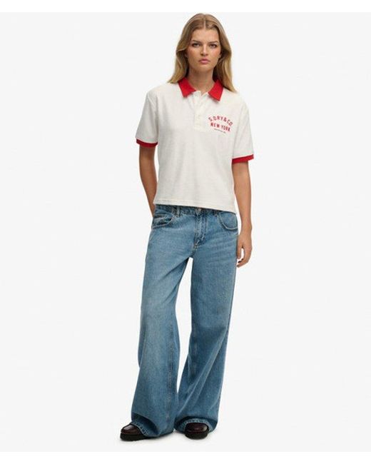 Superdry White & Co Heritage Terry Polo