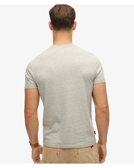 Superdry Gray & Co Essential Logo T-shirt for men