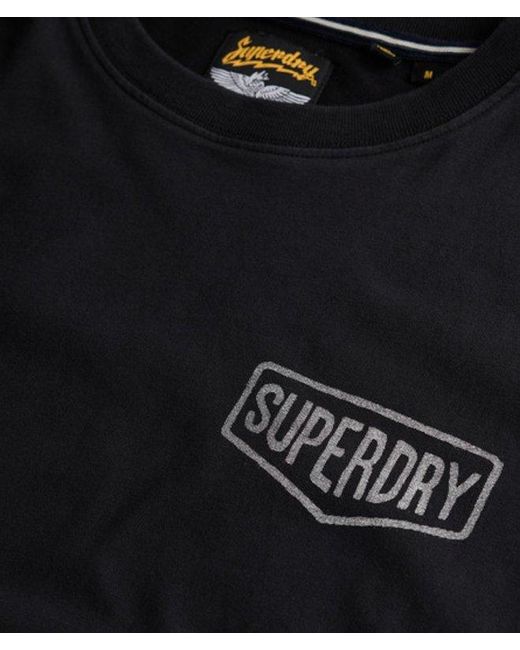 Superdry Black & Co Work Tab Loose T-shirt for men