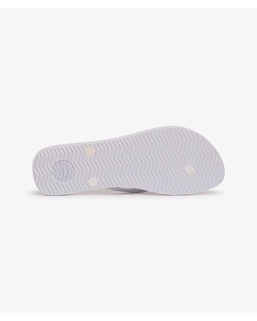 Superdry White & Co Core Logo Flip Flops