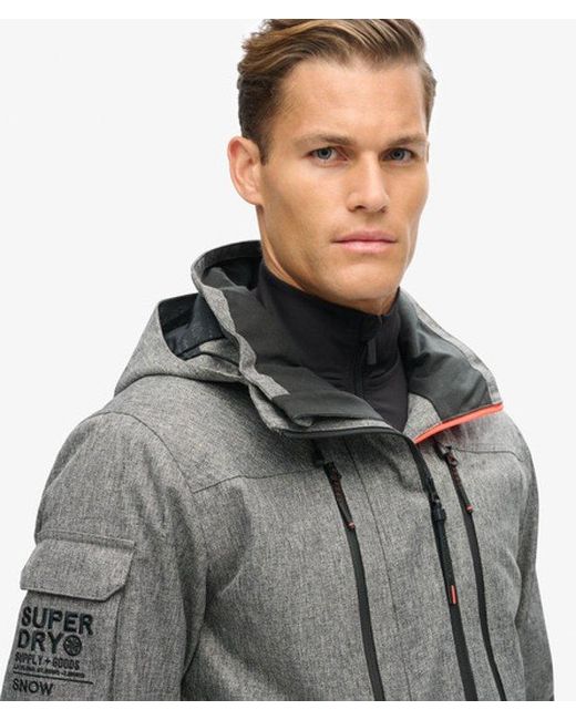 Superdry Gray & Co Ski Peak Rescue Jacket for men