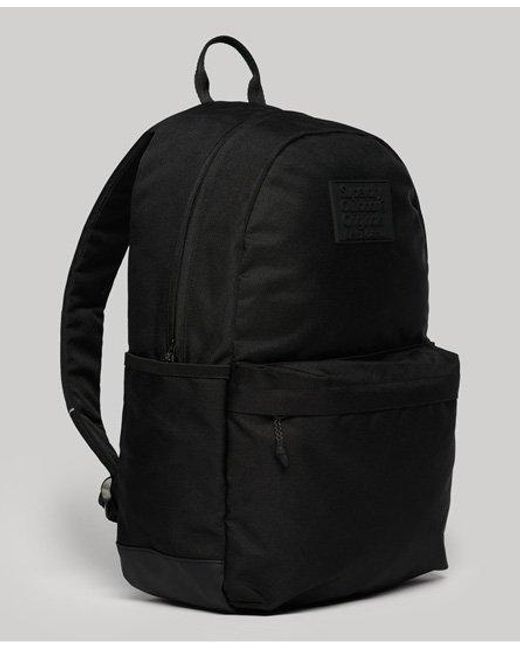 Superdry Black Classic Montana Backpack