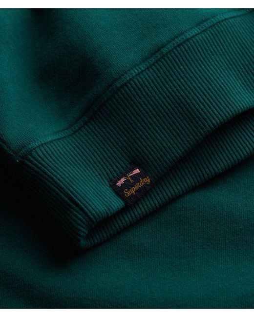 Superdry Green Athletic Essentials Oversized Crew Sweatshirt