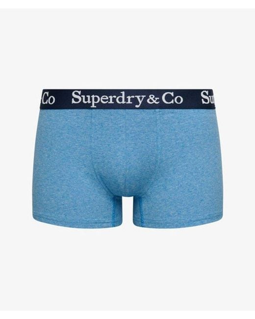 Superdry Blue Co Trunk Triple Pack for men