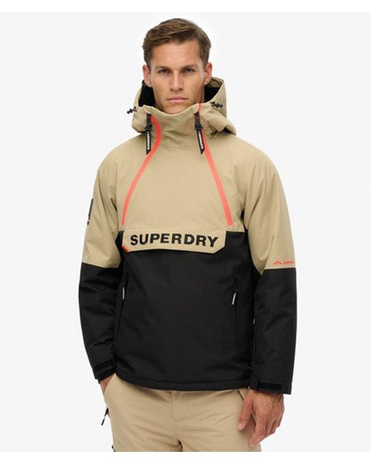 Superdry Natural & Co Freestyle Overhead Ski Jacket for men