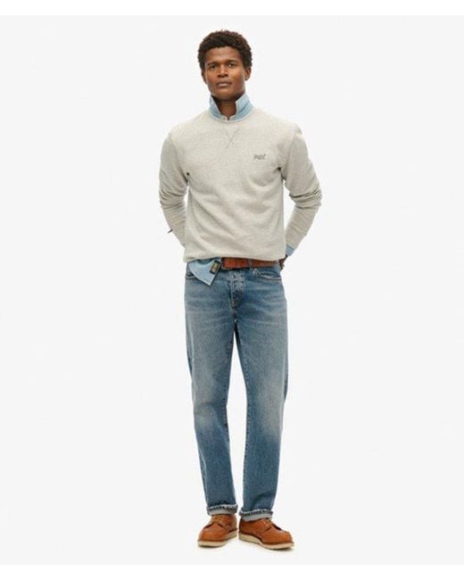 Superdry Natural & Co Essential Logo Crew Sweatshirt for men